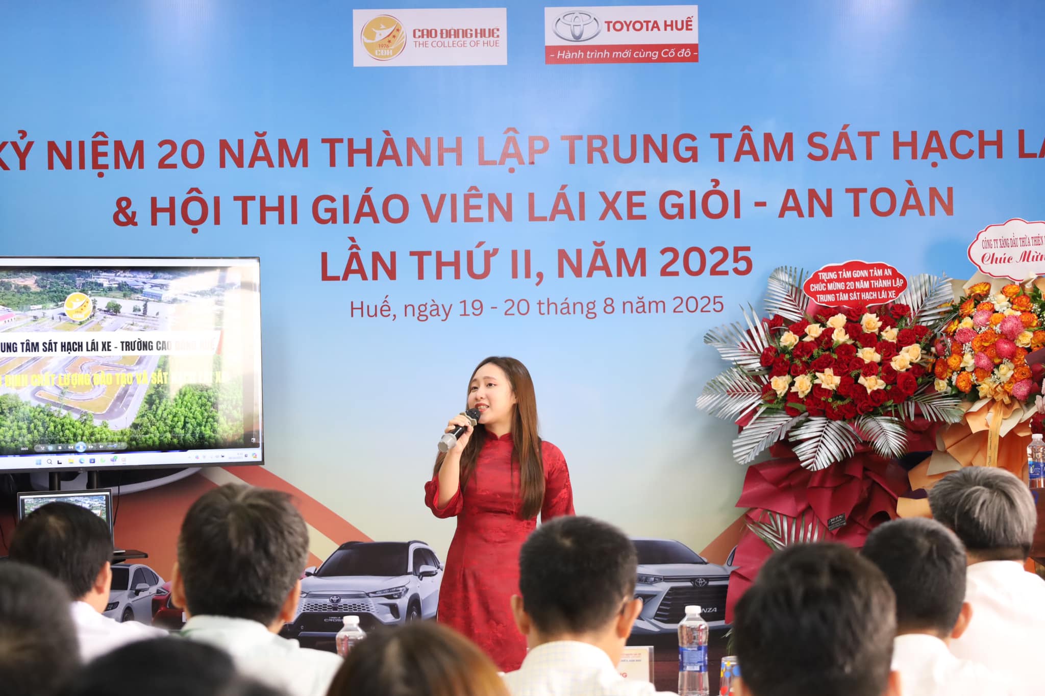 Lễ kỷ niệm 20 năm thành lập Trung tâm Sát hạch lái xeTrường Cao đẳng Huế, Kỷ niệm 20 năm, Đào tạo lái xe, Huế
